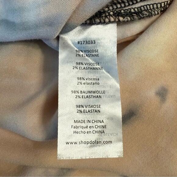 Dolan Anthropologie Women’s Trina Tie-Dye Midi Long Sleeve Flowy Dress Sz Small - Picture 5 of 9